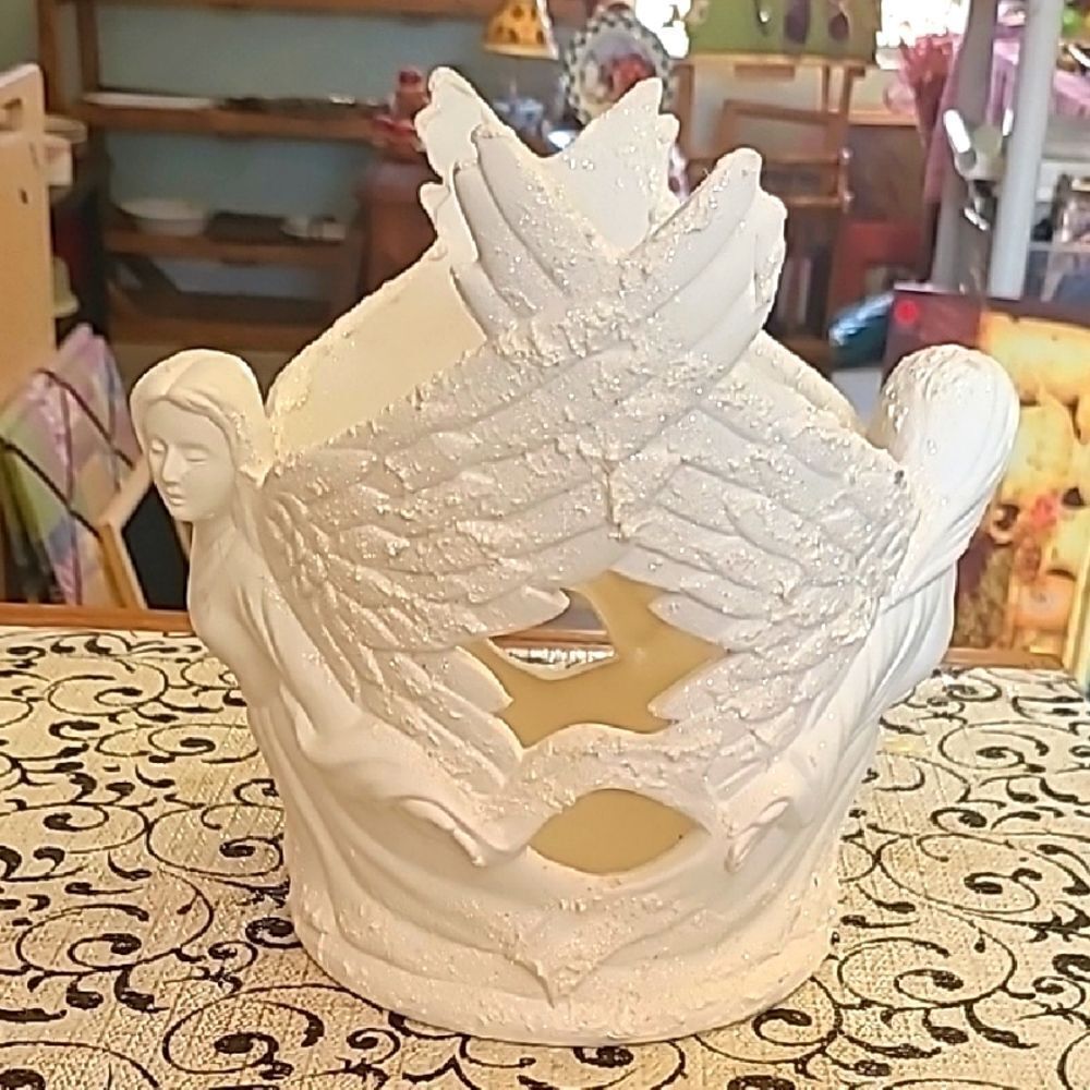 Glitter Angels Pot Holder